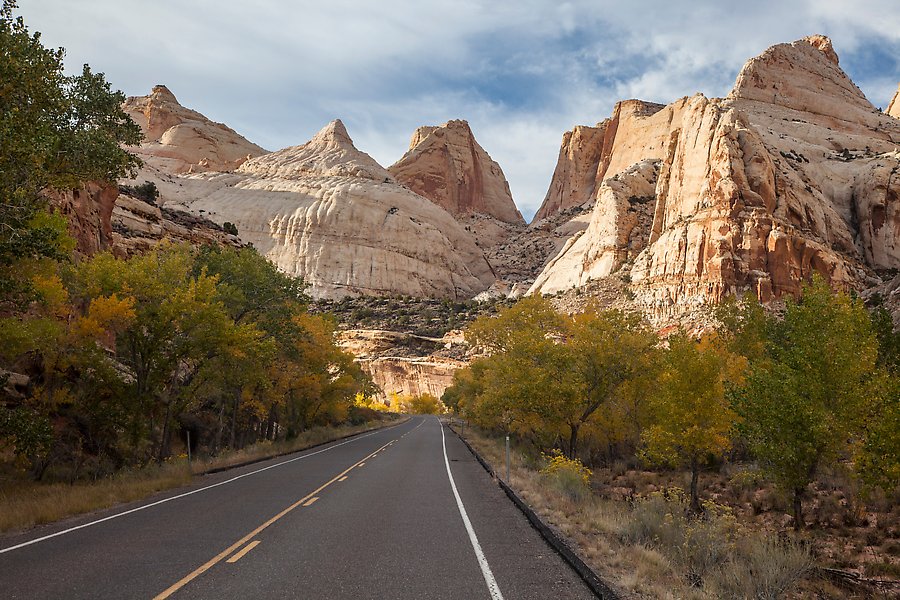 State Highway 24. Capitol Reef National Park.  ()