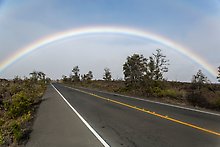 Highway, Hawaii Volcanoes National Park.  ( )