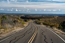 Wetherill Mesa Road. Mesa Verde National Park.  ( )
