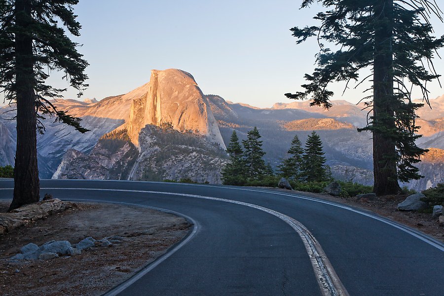 Glacier Point Road. Yosemite National Park.  ()