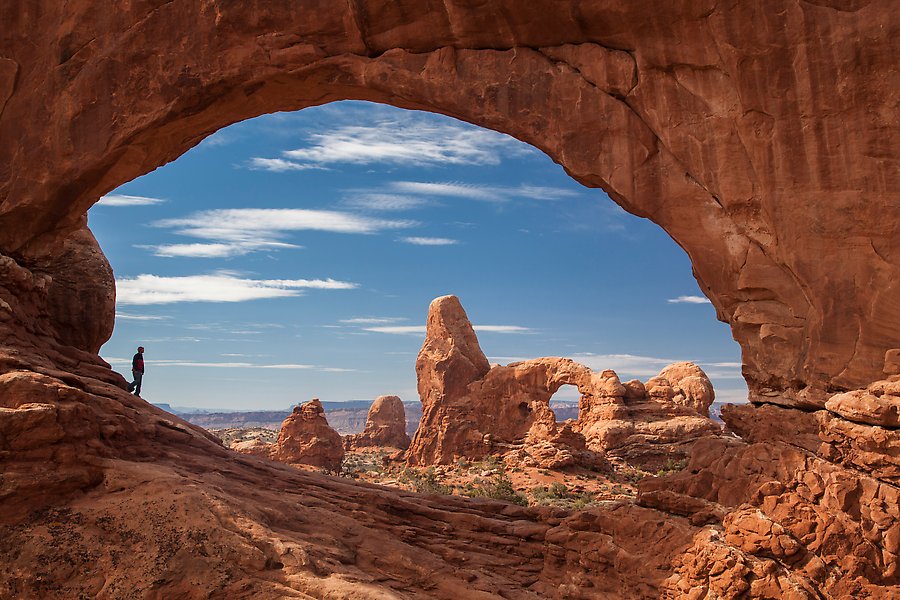 North Window. Arches National Park.  ()