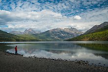 Kintla Lake. Glacier National Park.  ( )