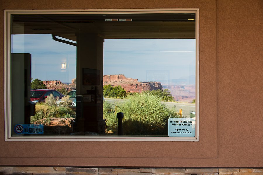 Canyons, Island in the Sky Visitor Center. Canyonlands National Park.  ()