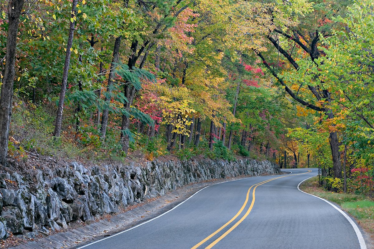 West Mountain Road. Hot Springs National Park.  ()