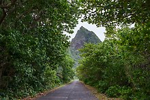 Route 20, Ofu Island. National Park of American Samoa.  ( )