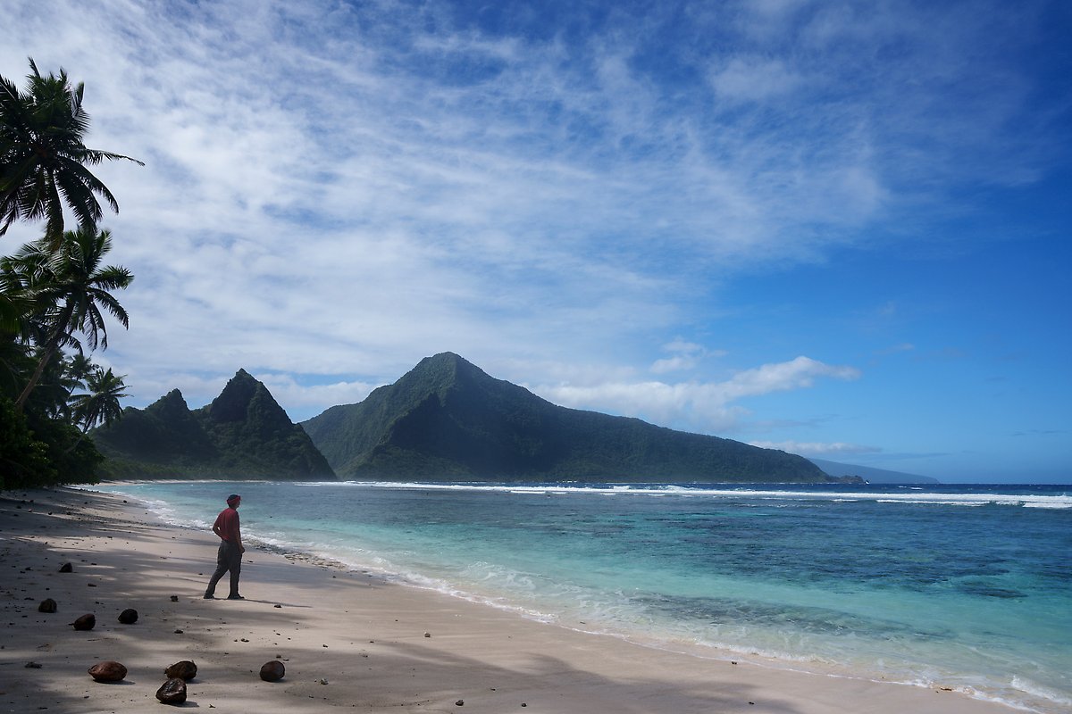 Ofu Beach. National Park of American Samoa.  ()